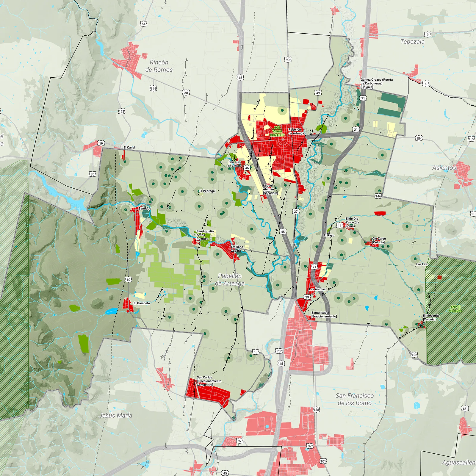 PMOTDU 2025-2050 Pabellón de Arteaga